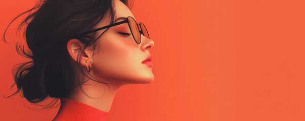 Woman wearing minimalistic design