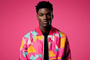 Obraz premium Person with colorful cloth, LGBTQ concept.