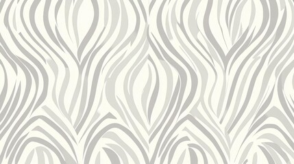 Obraz premium Aesthetic wallpapers group: abstract grey wavy and edgy lines with delicate texture over a broken white background.
