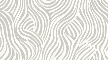 Fototapeta premium Aesthetic wallpapers group: abstract grey wavy and edgy lines with delicate texture over a broken white background.