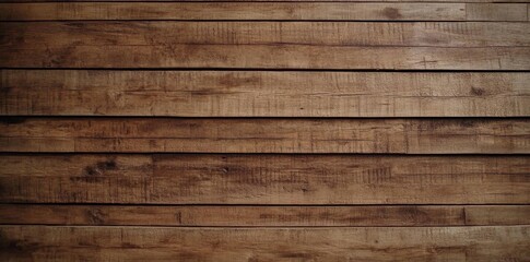 Obraz premium Natural Wooden Wall Texture with Brown Accents and Wood Detailing