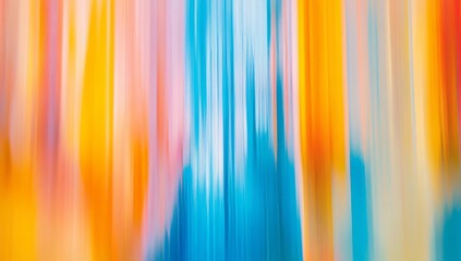 Obraz premium Dynamic Abstract Stripes in Vibrant Colors - A Stunning Visual Display