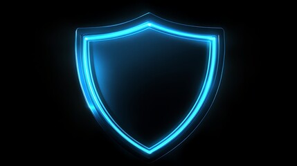 Fototapeta premium Digital Fortress: The Symbol of Cyber Security