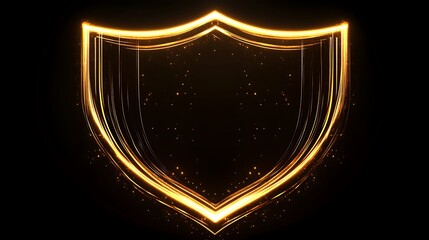 Fototapeta premium Digital Fortress: The Symbol of Cyber Security