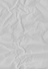 Obraz premium crumpled white paper