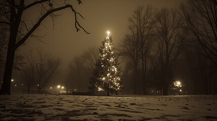 Outside Cristmas tree 