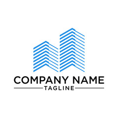 Fototapeta premium logo skyscraper/city