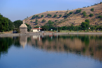 8 December 2024, Pune, Maharashtra, India, historical Mastani Lake, also known as Mastani Talab, is...