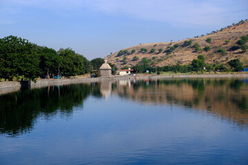 8 December 2024, Pune, Maharashtra, India, historical Mastani Lake, also known as Mastani Talab, is...