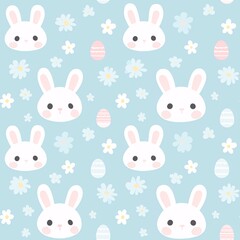 Obraz premium Cartoon seamless collage pattern