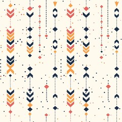 Obraz premium seamless collage pattern