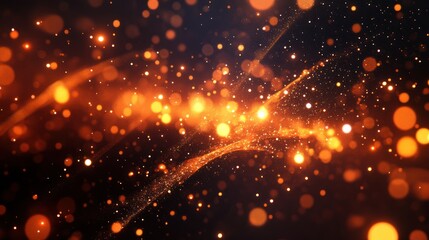 Obraz premium Technology mesh design with glowing particles, perfect for branding or advertising.