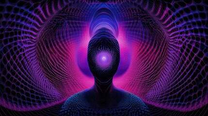 pattern 3d psychedelic fractal, trippy fractals, detailed, beautiful.