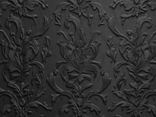 Dark Floral Embossed Pattern: A Gothic Tapestry of Elegance