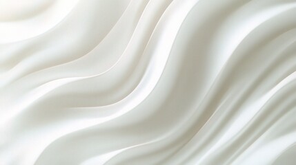Fototapeta premium Abstract White Wave Lines Flowing on Background for Art Design