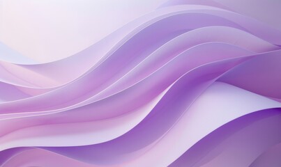 Fototapeta premium Regular curves from low to high neatly arranged, curves from low to high neatly divergent of light purple color