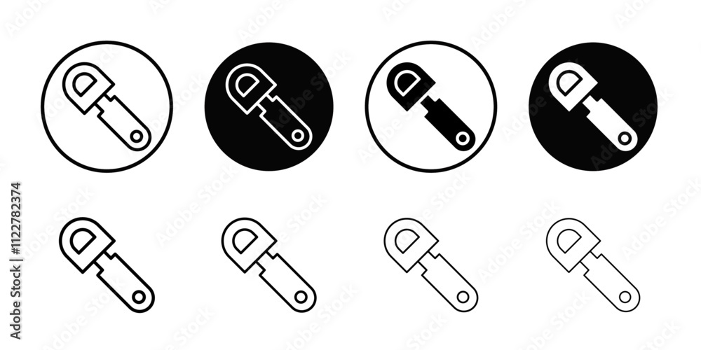 Poster bottle opener icon Outline vector for web ui