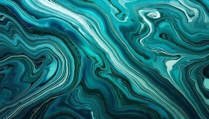 Obraz premium Close-Up of Liquid Marble Surface Rippling and Refracting Light