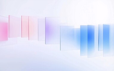 Abstract 3d glass background

