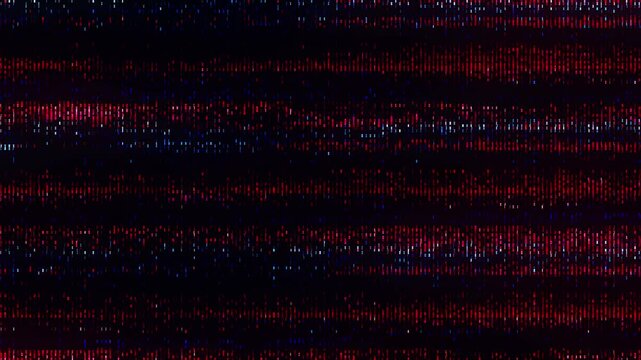Glitch noise static television VFX. Visual video effects stripes background, CRT tv screen no signal glitch effect