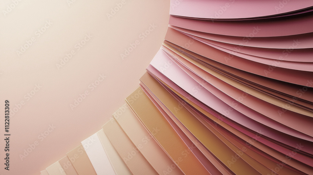 Poster a stunning array of mocha tones blends harmoniously, showcasing modern design aesthetics and color a