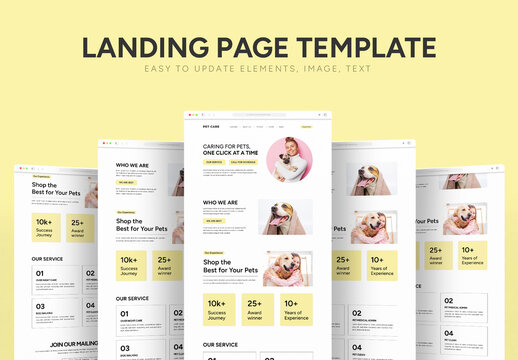 Pet Care Landing Page