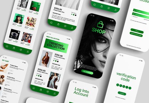 Ecommerce Mobile App Templates