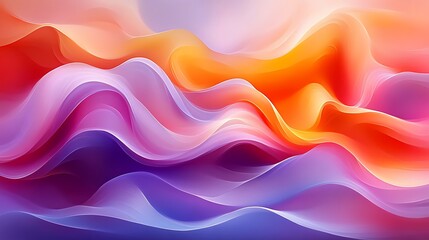 Obraz premium Abstract Colorful Waves Flowing Seamlessly