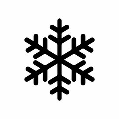 Obraz premium Snowflake glyph icon, winter and forecast, snow sign. snow vector icon. winter ornament logo. 