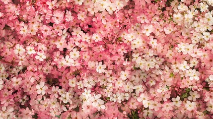 Fototapeta premium Pink and White Blossoms for Soft Romantic and Fresh Springtime Backgrounds : Generative AI