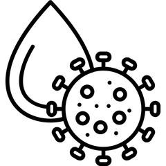 Contaminated Water Icon