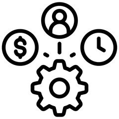 Resource Allocation Icon