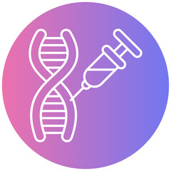 Gene Therapy Icon for Genetic Medicine