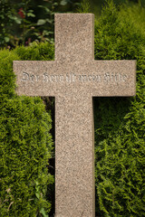 Friedhof, Grabstein, Statue	