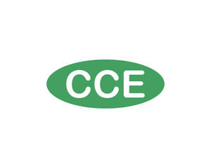 CCE logo design vector template. CCE