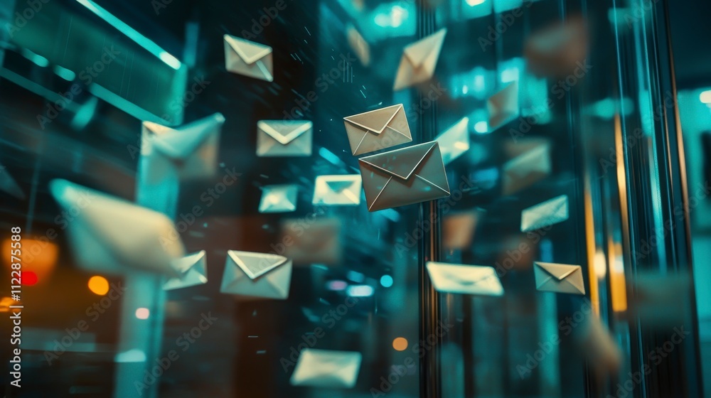 Poster email breaches and phishing risks a visual perspective on digital communication security challenges
