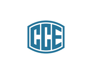 CCE logo design vector template. CCE