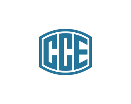 CCE logo design vector template. CCE