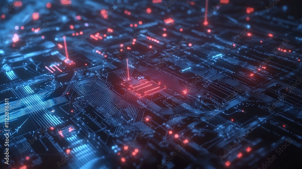 Poster Mitigating cybersecurity threatsunderstanding security risks in digital networks technology environment informative overview