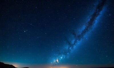 Naklejka premium Detailed capture of the Milky Way revealing clusters of stars and interstellar matter. Visual accompaniment in planetarium shows or astronomy guides