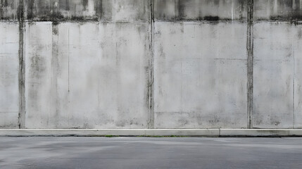 Fototapeta premium A plain concrete wall.