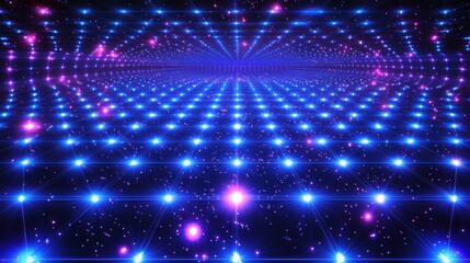 abstract background,Futuristic Radiance, A Dynamic Abstract of Blue and Purple Light Beams in a Radial Pattern