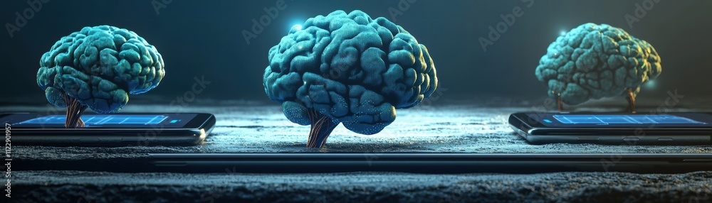 Poster using ai in mobile devices to generate predictive insights future technologies digital environment i
