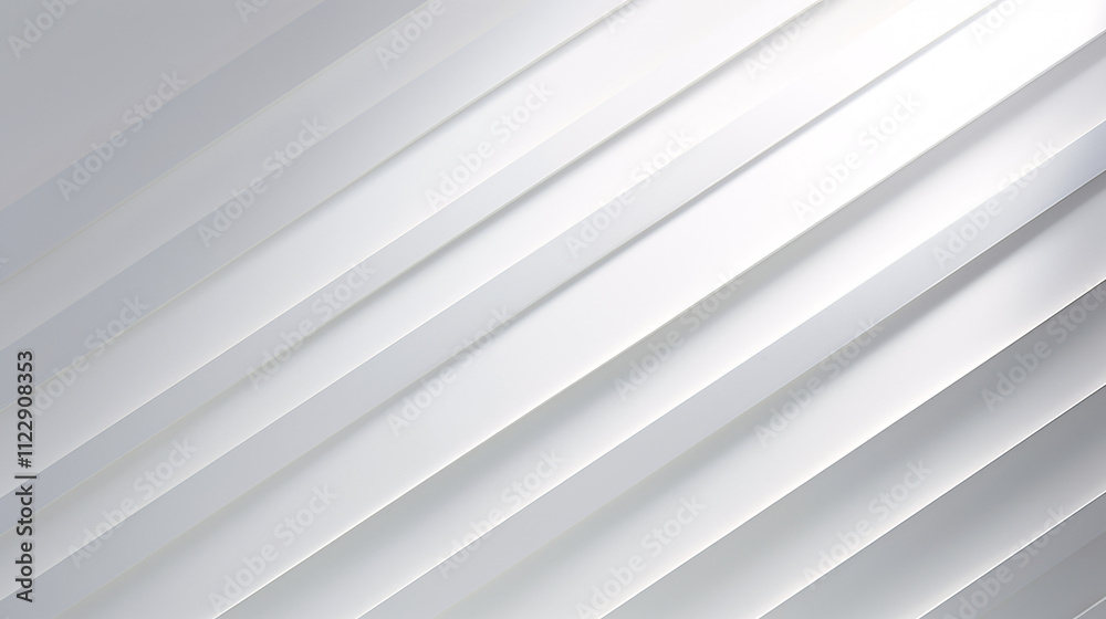 Aufkleber an abstract white background with diagonal lines and shadows, perfect for wallpaper or powerpoint pr