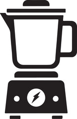 Blender Silhouette Vector Icon Design Illustration