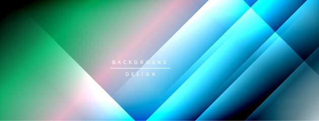 Fototapeta premium Colorful gradient with lines made of shadow and light. Creative background