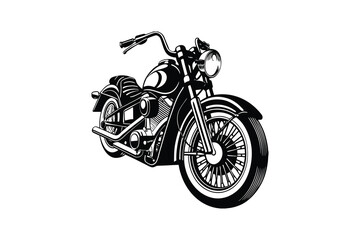 Fototapeta premium Vintage motorcycle Retro Moto Glory VECTOR
