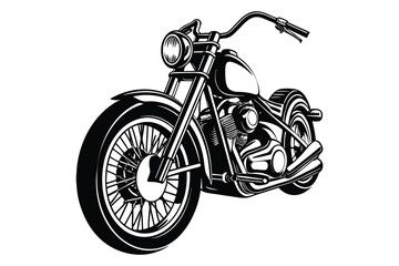 Fototapeta premium Vintage motorcycle Retro Moto Glory VECTOR