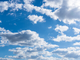 Obraz premium 冬の青空と白い雲24