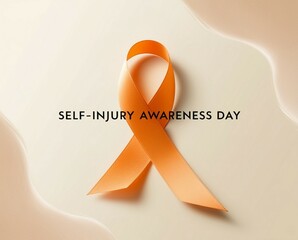 Ribbon and Self Injury Awareness Day with Cancer